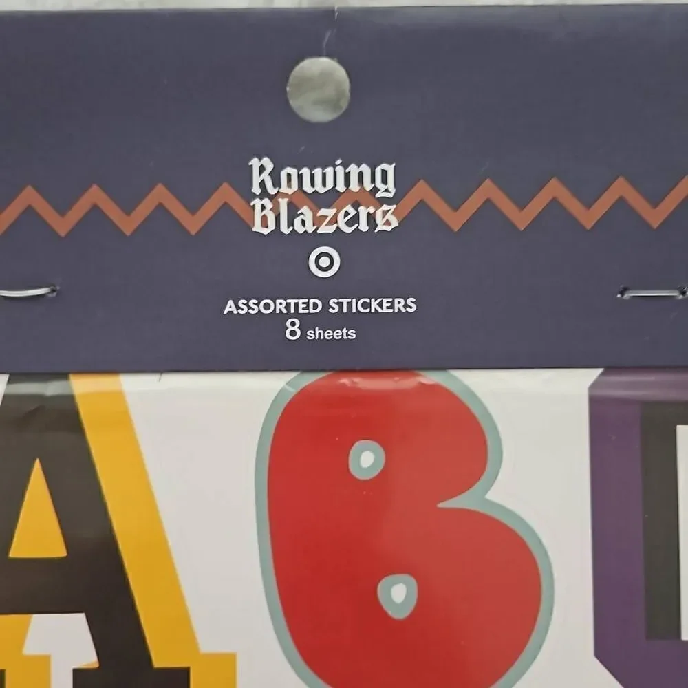 Rowing Blazers x Target Letter Sticker Sheet